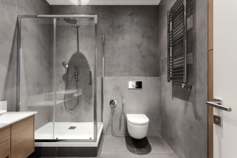 Elegant Shower with Glass Walls